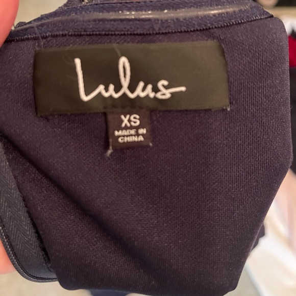 Lulus Navy Blue pant romper - Picture 4 of 4